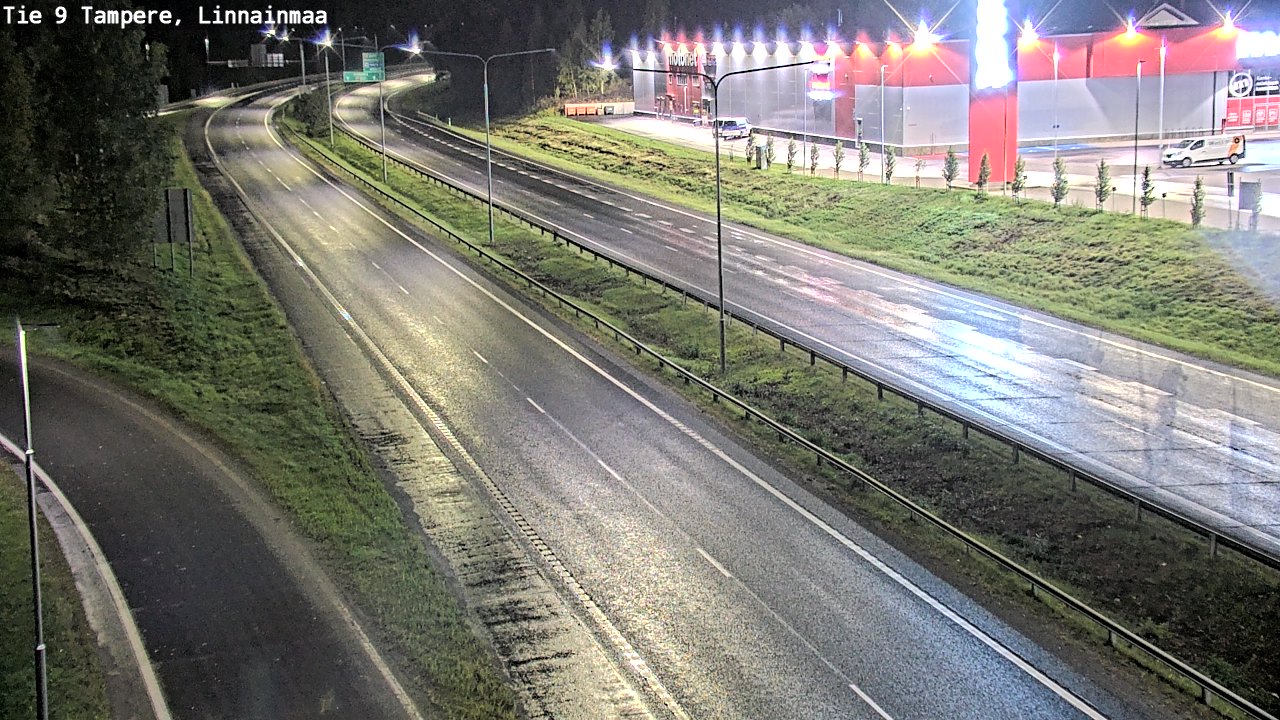 Weather Camera Image Väg 9 Tammerfors, Linnainmaa, Tampere, Pirkanmaa