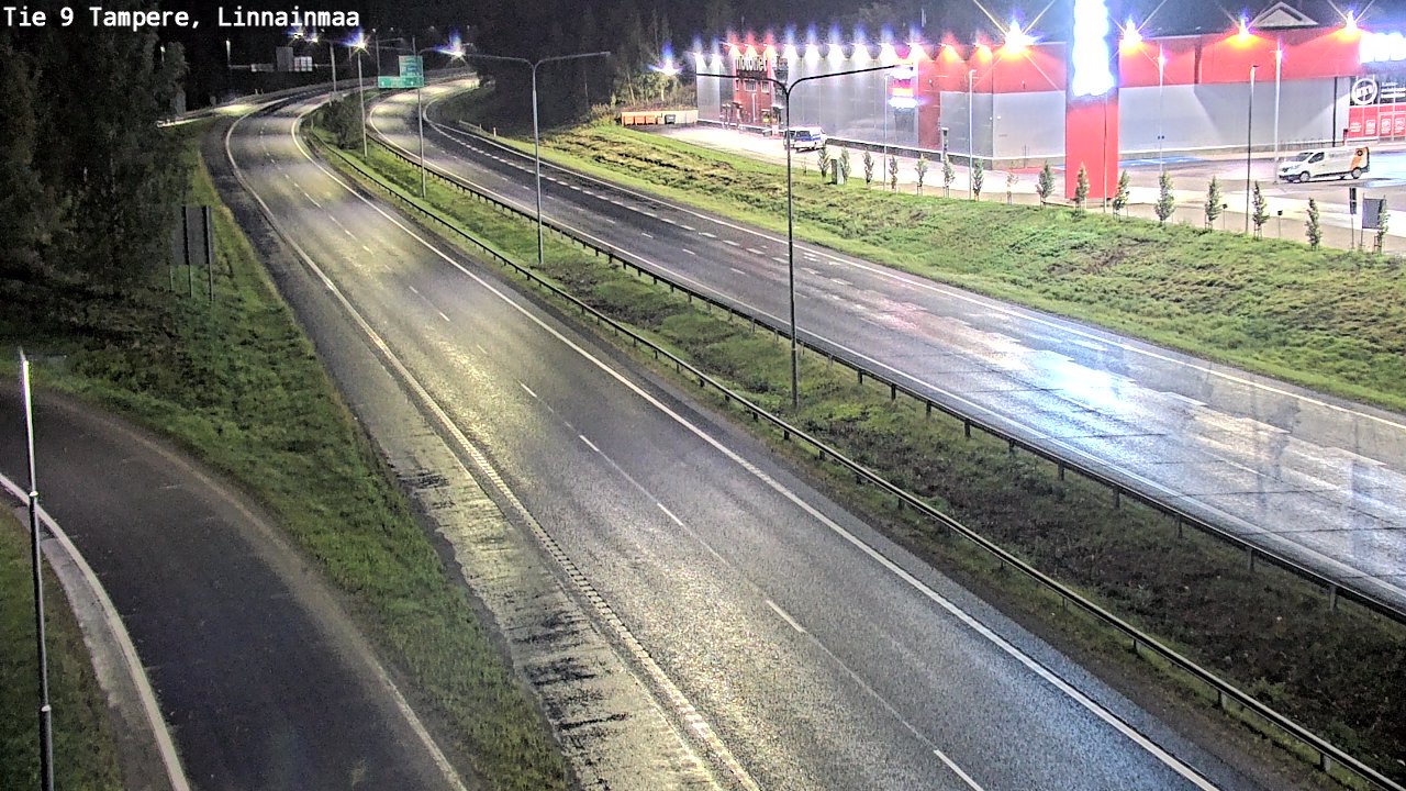 Weather Camera Image Väg 9 Tammerfors, Linnainmaa, Tampere, Pirkanmaa