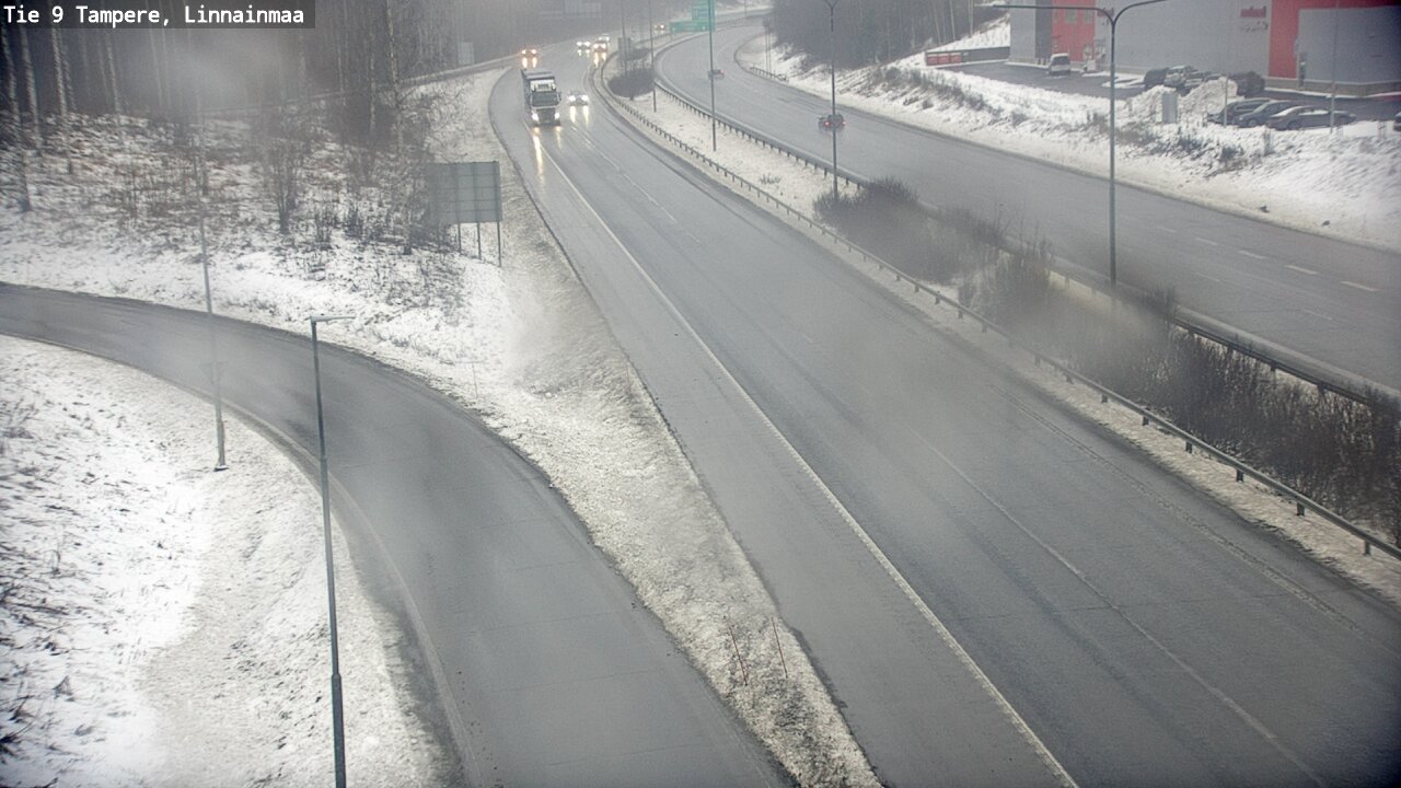 Weather Camera Image Väg 9 Tammerfors, Linnainmaa, Tampere, Pirkanmaa