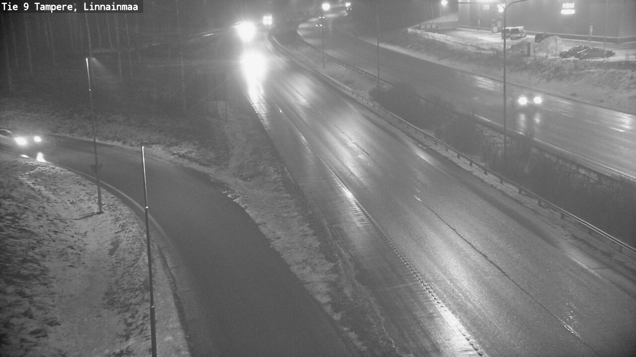 Weather Camera Image Väg 9 Tammerfors, Linnainmaa, Tampere, Pirkanmaa