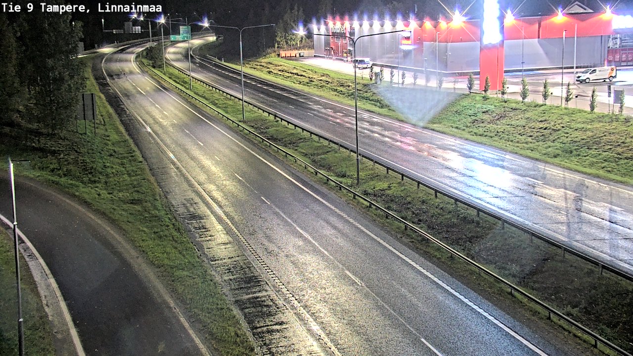 Weather Camera Image Väg 9 Tammerfors, Linnainmaa, Tampere, Pirkanmaa