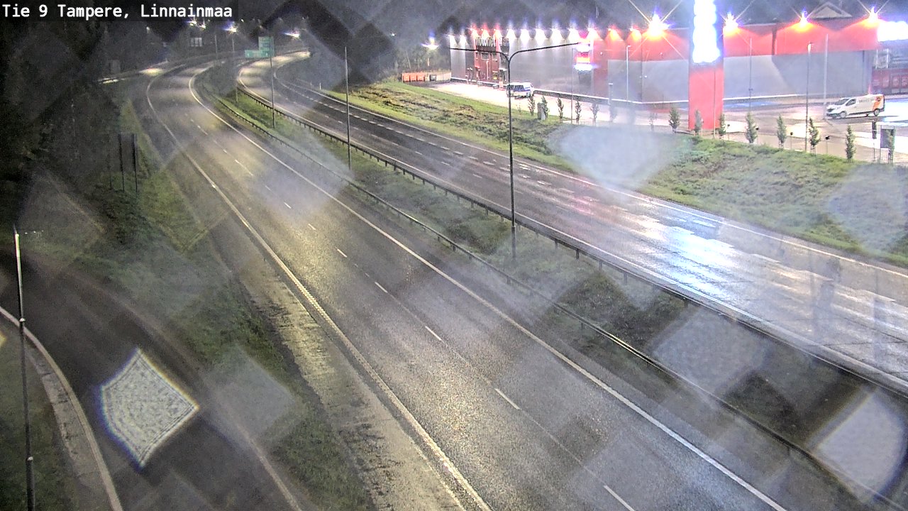 Weather Camera Image Väg 9 Tammerfors, Linnainmaa, Tampere, Pirkanmaa