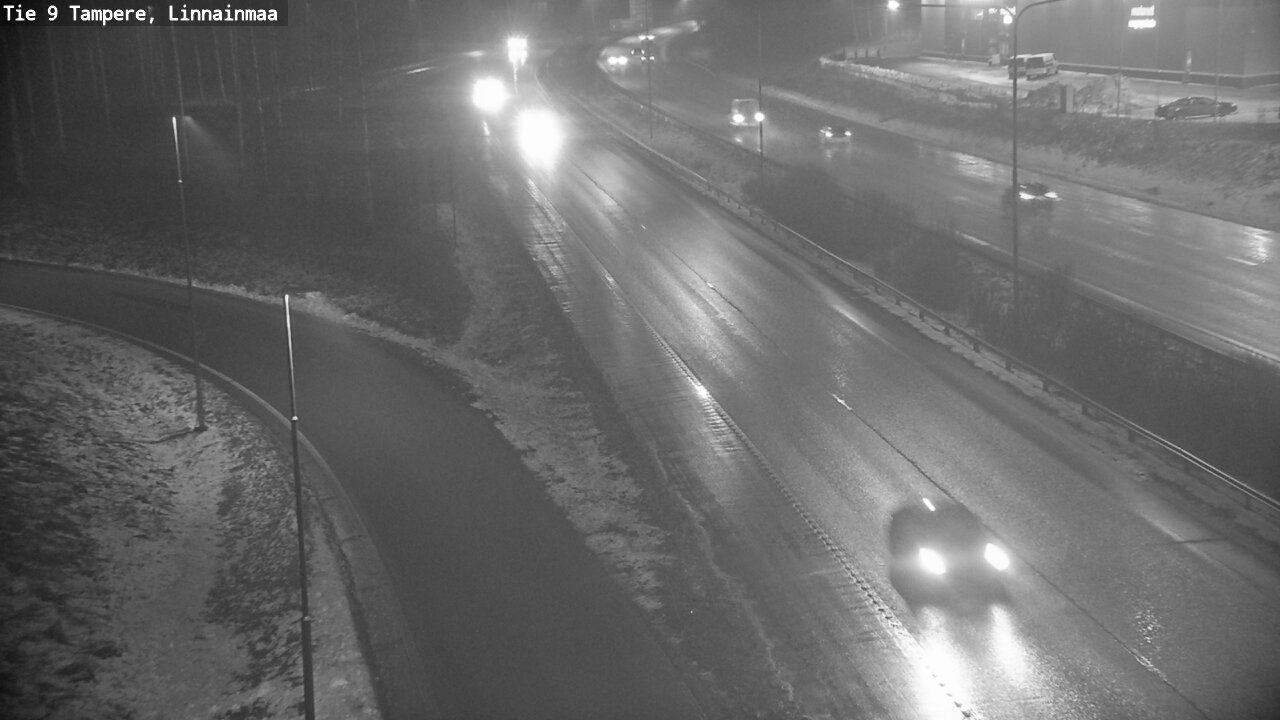Weather Camera Image Väg 9 Tammerfors, Linnainmaa, Tampere, Pirkanmaa