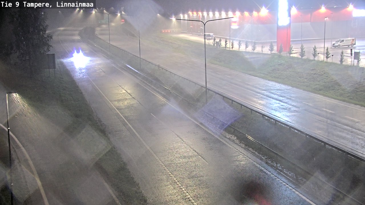 Weather Camera Image Väg 9 Tammerfors, Linnainmaa, Tampere, Pirkanmaa