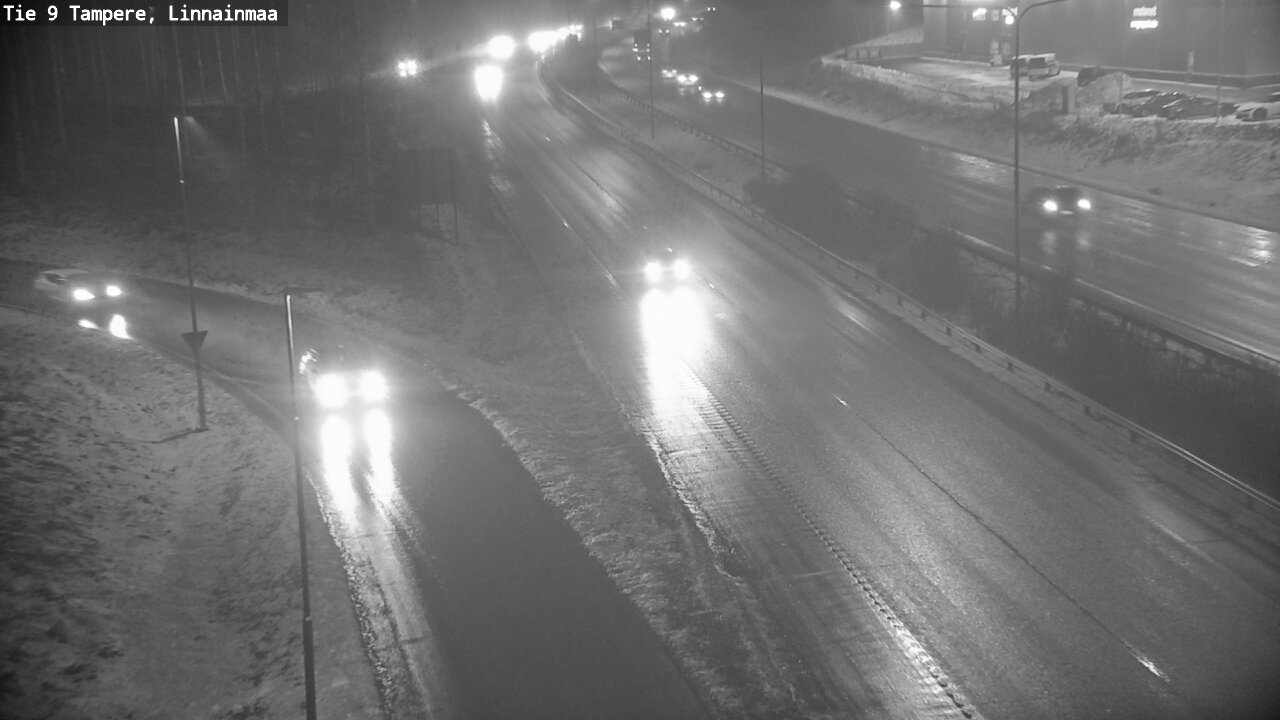 Weather Camera Image Väg 9 Tammerfors, Linnainmaa, Tampere, Pirkanmaa