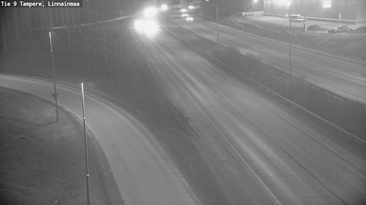 Weather Camera Image Väg 9 Tammerfors, Linnainmaa, Tampere, Pirkanmaa