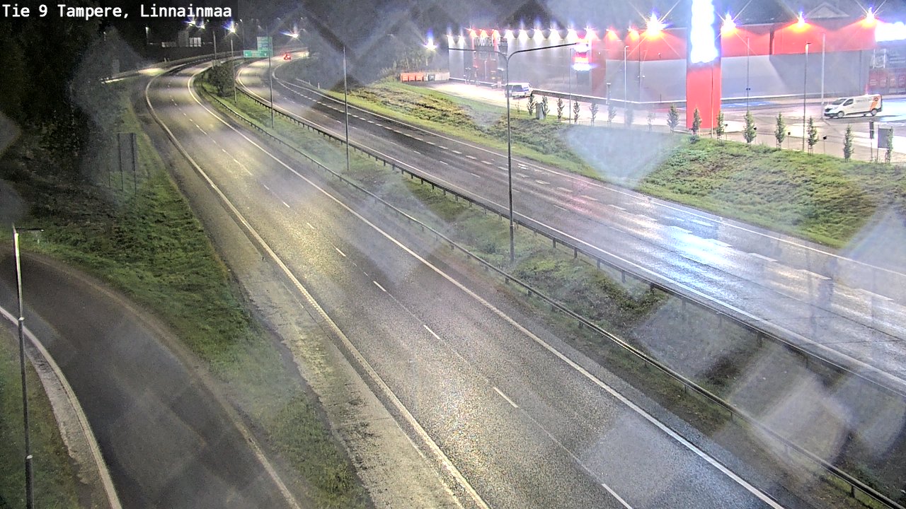 Weather Camera Image Väg 9 Tammerfors, Linnainmaa, Tampere, Pirkanmaa