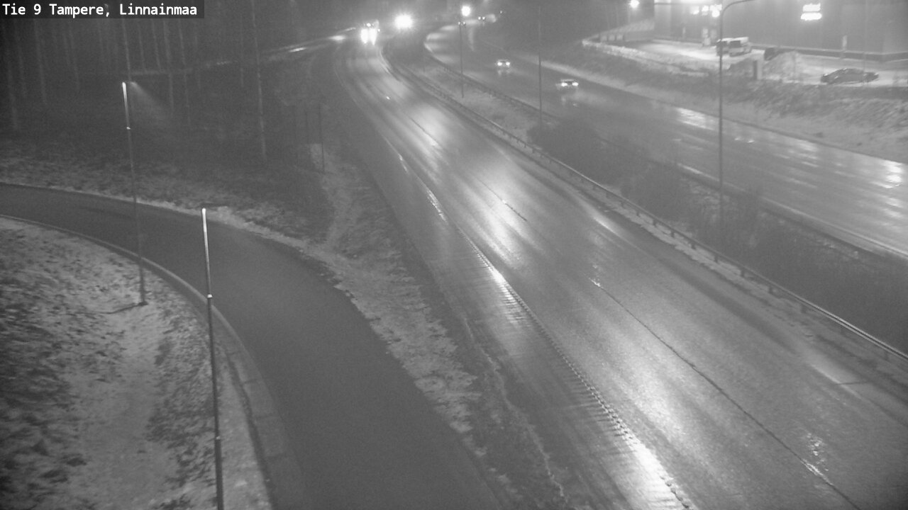 Weather Camera Image Väg 9 Tammerfors, Linnainmaa, Tampere, Pirkanmaa
