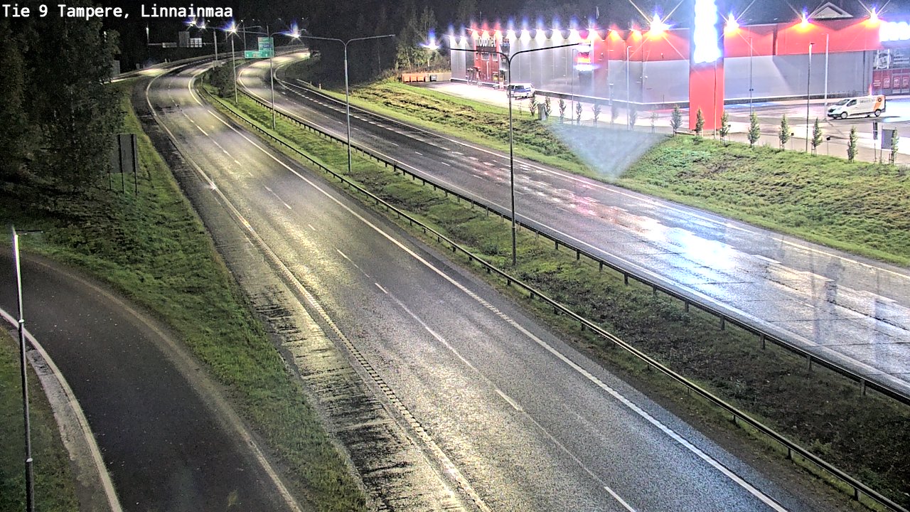 Weather Camera Image Väg 9 Tammerfors, Linnainmaa, Tampere, Pirkanmaa