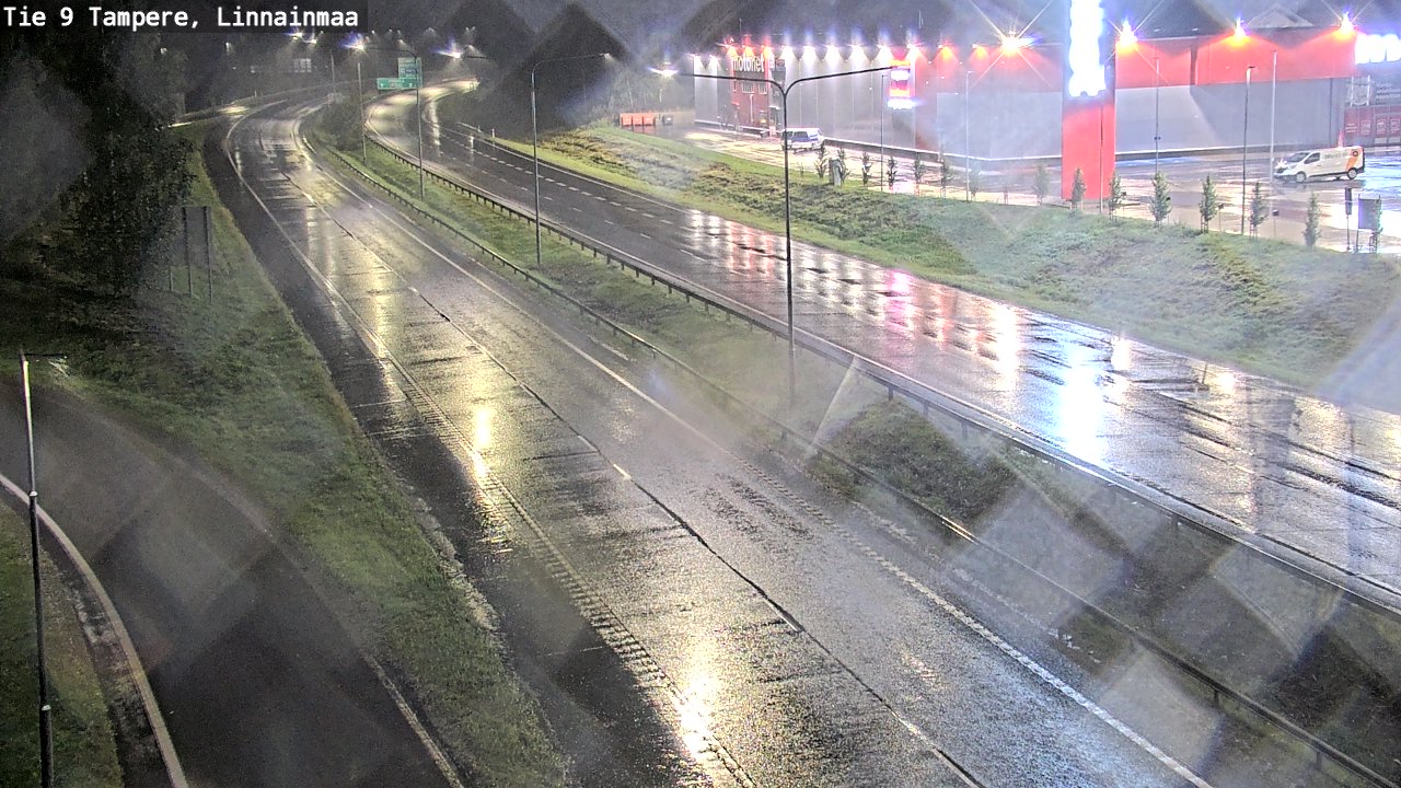 Weather Camera Image Väg 9 Tammerfors, Linnainmaa, Tampere, Pirkanmaa