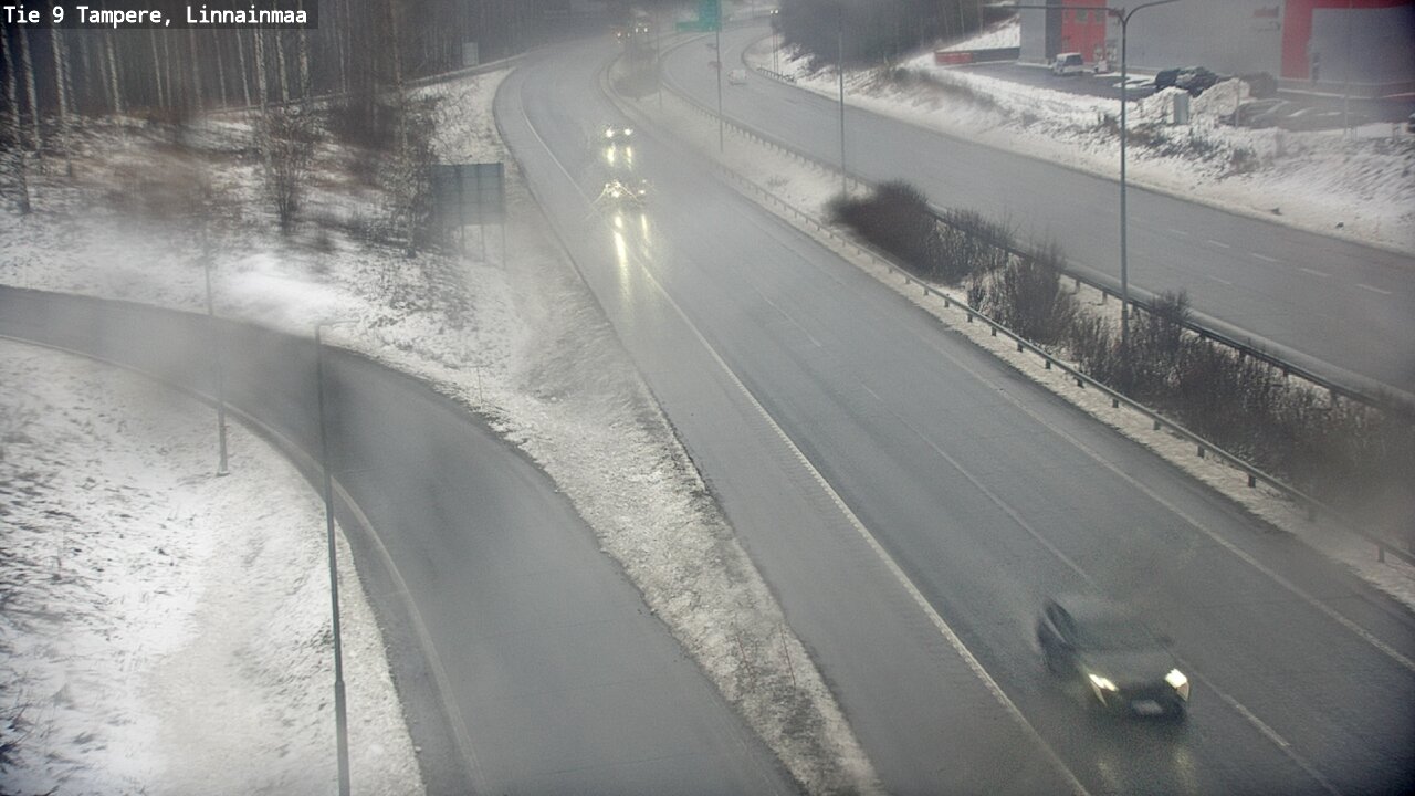 Weather Camera Image Väg 9 Tammerfors, Linnainmaa, Tampere, Pirkanmaa
