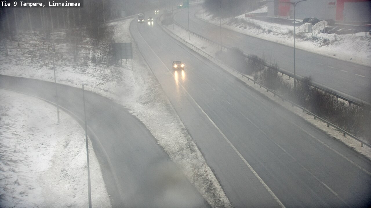 Weather Camera Image Väg 9 Tammerfors, Linnainmaa, Tampere, Pirkanmaa
