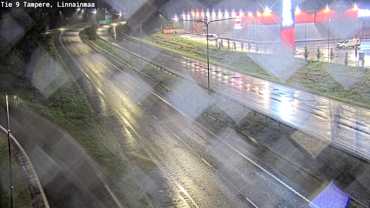 Weather Camera Image Väg 9 Tammerfors, Linnainmaa, Tampere, Pirkanmaa