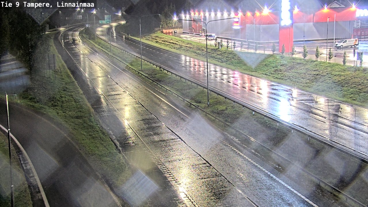 Weather Camera Image Väg 9 Tammerfors, Linnainmaa, Tampere, Pirkanmaa