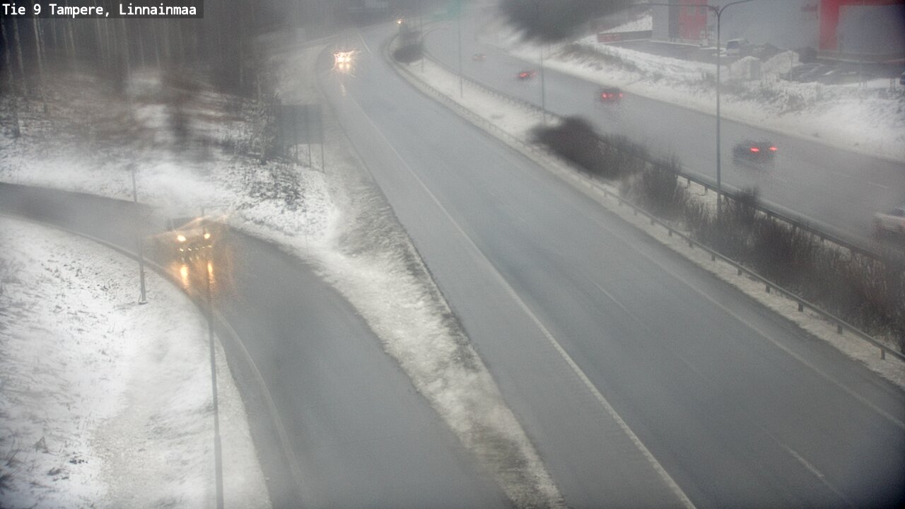 Weather Camera Image Väg 9 Tammerfors, Linnainmaa, Tampere, Pirkanmaa