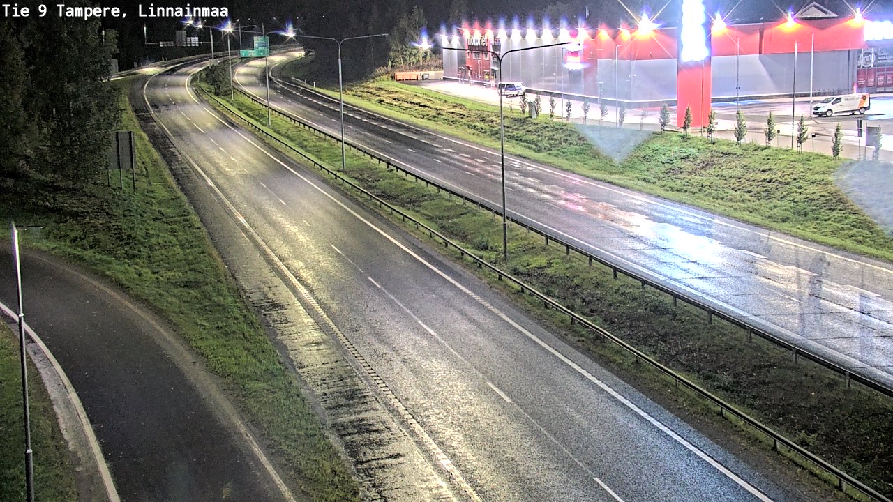 Weather Camera Image Väg 9 Tammerfors, Linnainmaa, Tampere, Pirkanmaa