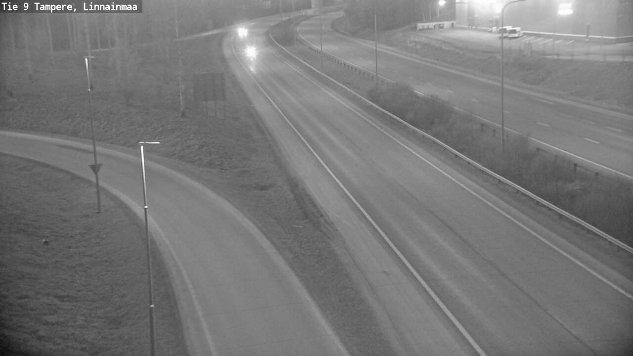Weather Camera Image Väg 9 Tammerfors, Linnainmaa, Tampere, Pirkanmaa
