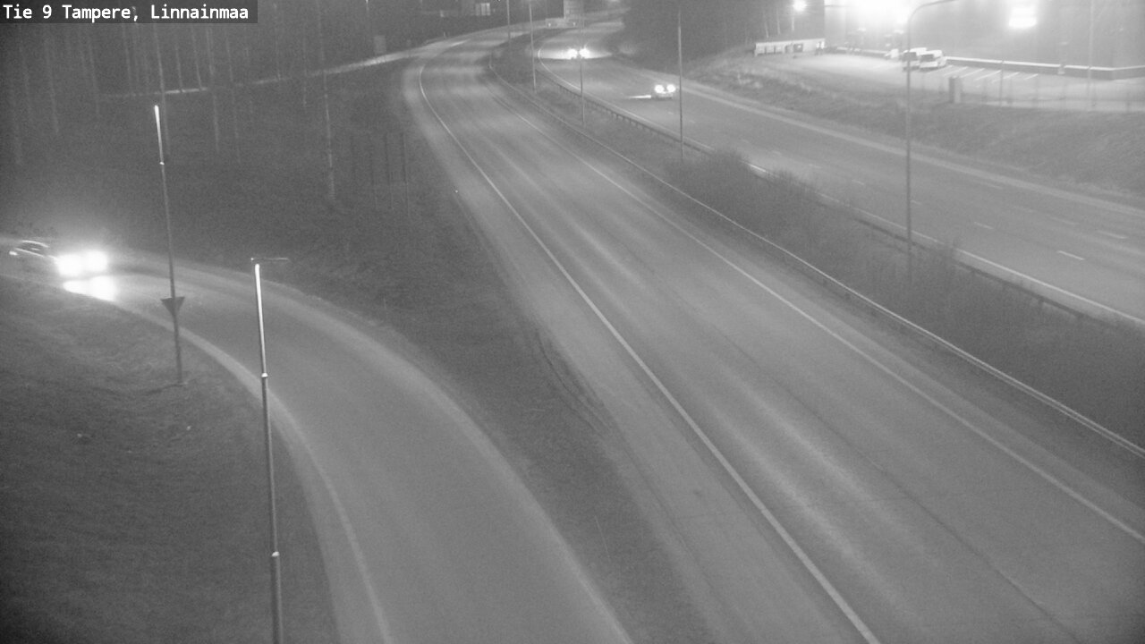 Weather Camera Image Väg 9 Tammerfors, Linnainmaa, Tampere, Pirkanmaa
