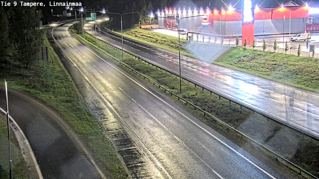 Weather Camera Image Väg 9 Tammerfors, Linnainmaa, Tampere, Pirkanmaa
