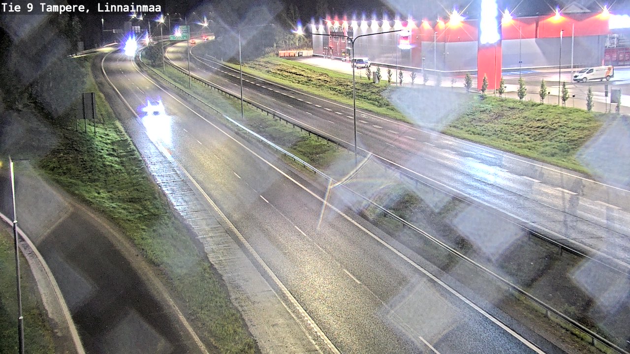 Weather Camera Image Väg 9 Tammerfors, Linnainmaa, Tampere, Pirkanmaa