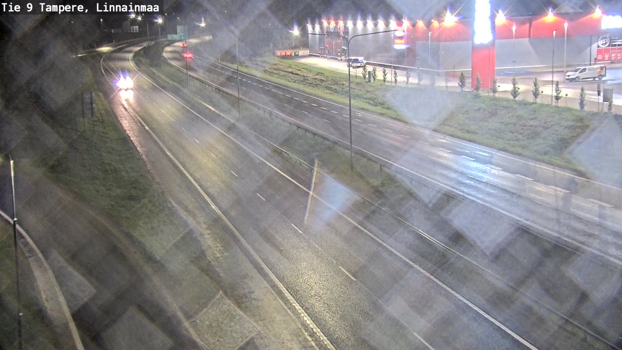 Weather Camera Image Väg 9 Tammerfors, Linnainmaa, Tampere, Pirkanmaa