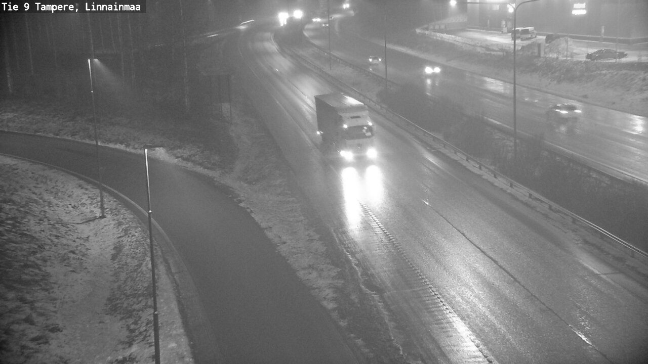 Weather Camera Image Väg 9 Tammerfors, Linnainmaa, Tampere, Pirkanmaa