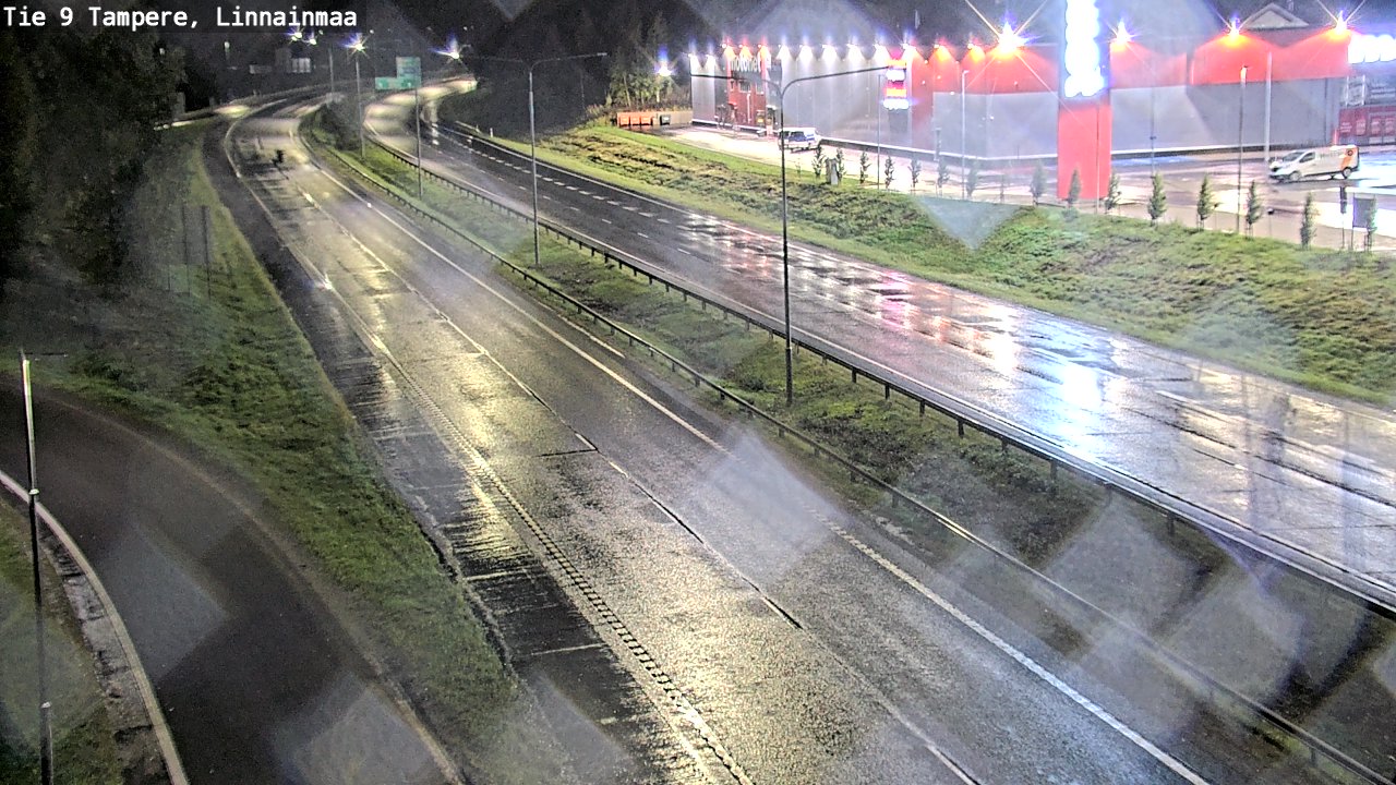 Weather Camera Image Väg 9 Tammerfors, Linnainmaa, Tampere, Pirkanmaa