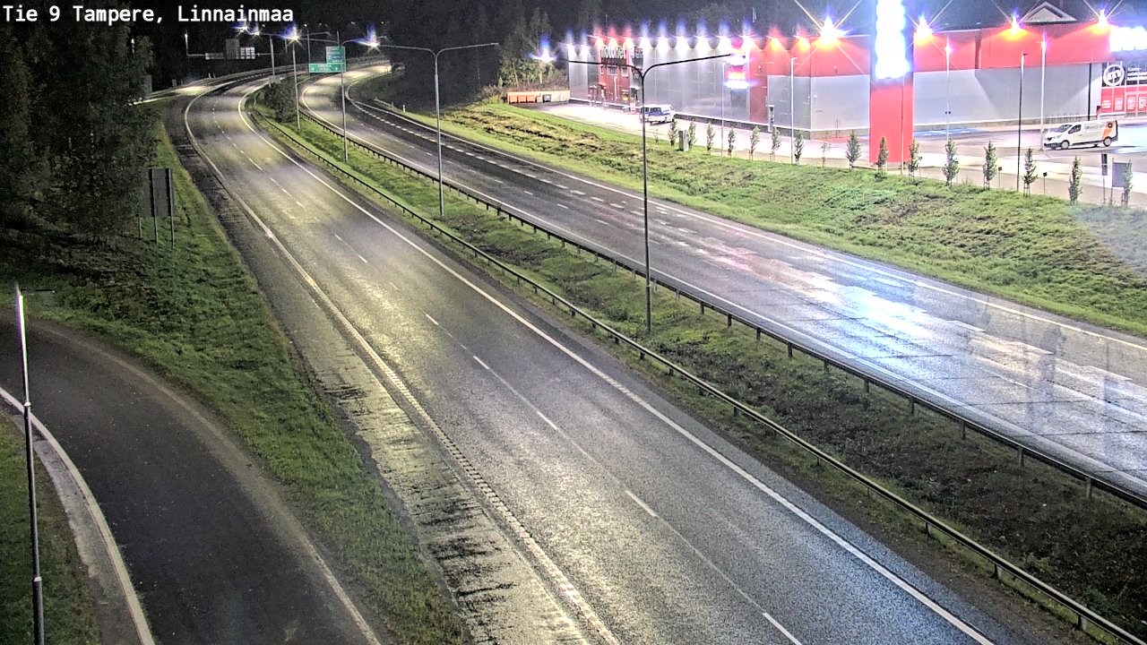 Weather Camera Image Väg 9 Tammerfors, Linnainmaa, Tampere, Pirkanmaa