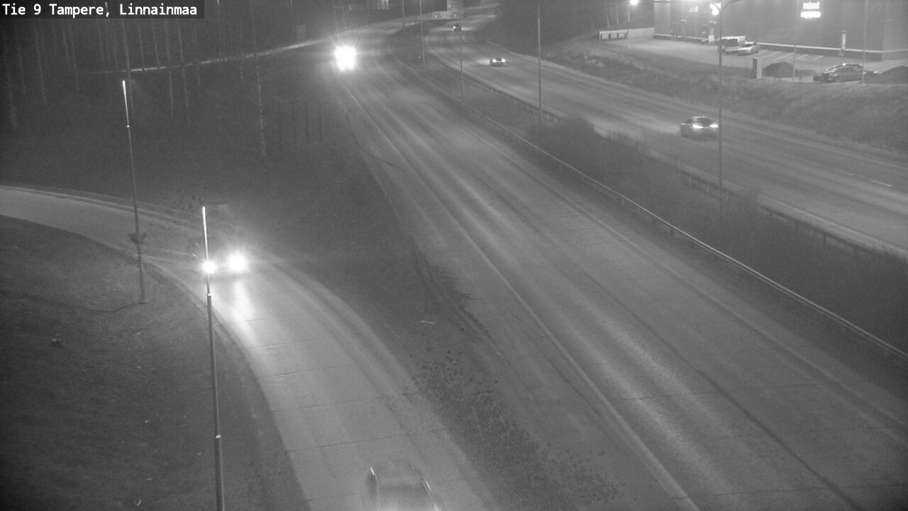 Weather Camera Image Väg 9 Tammerfors, Linnainmaa, Tampere, Pirkanmaa