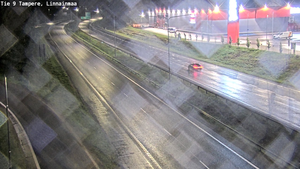 Weather Camera Image Väg 9 Tammerfors, Linnainmaa, Tampere, Pirkanmaa