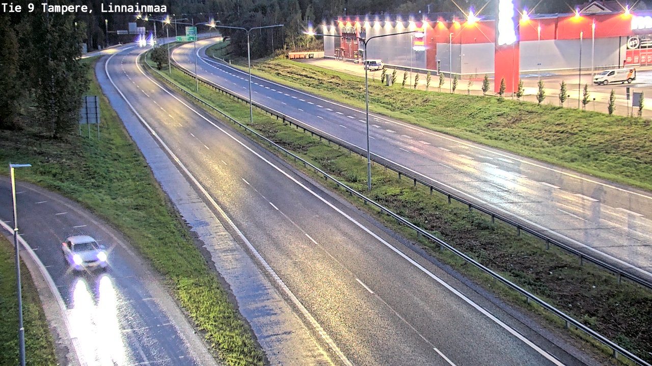 Weather Camera Image Väg 9 Tammerfors, Linnainmaa, Tampere, Pirkanmaa