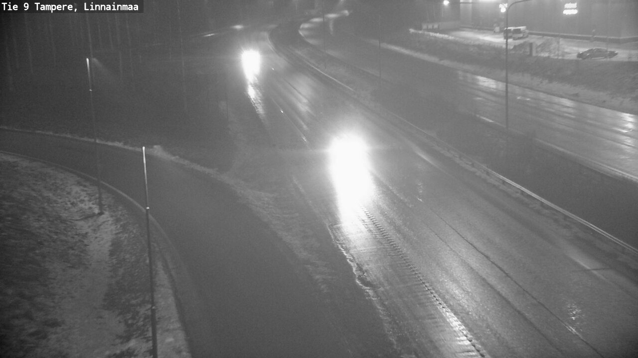 Weather Camera Image Väg 9 Tammerfors, Linnainmaa, Tampere, Pirkanmaa