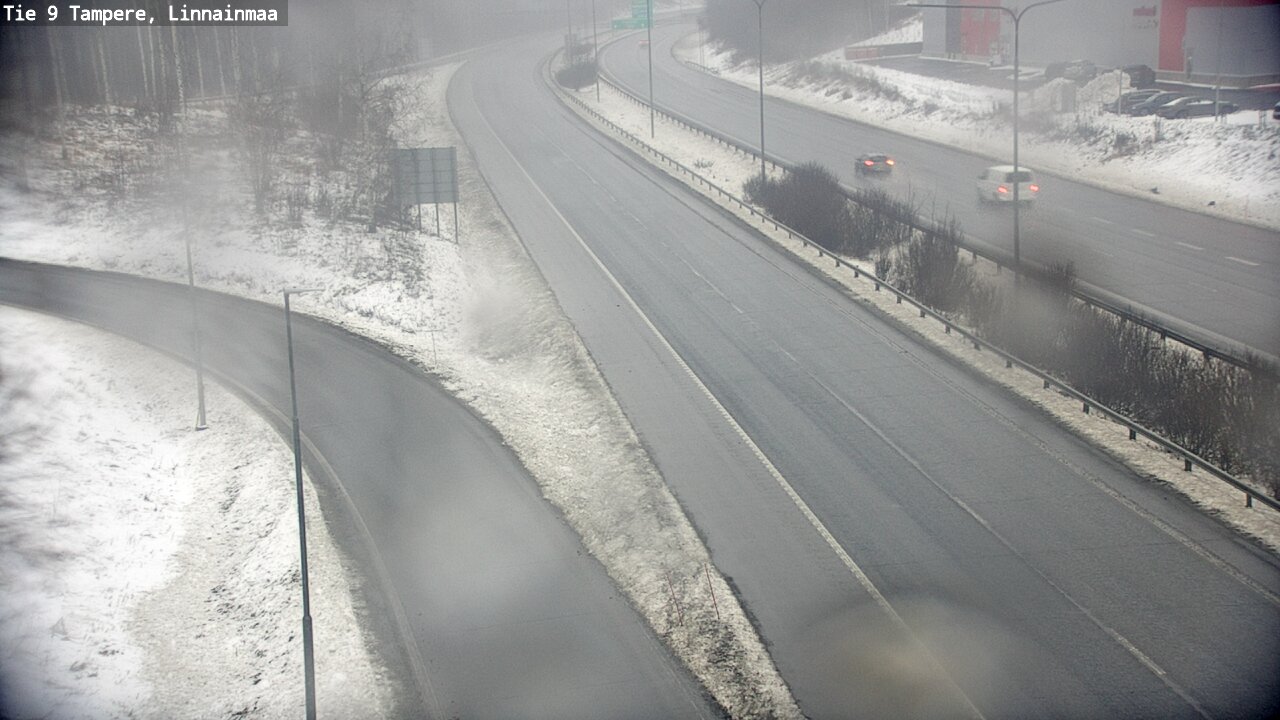 Weather Camera Image Väg 9 Tammerfors, Linnainmaa, Tampere, Pirkanmaa
