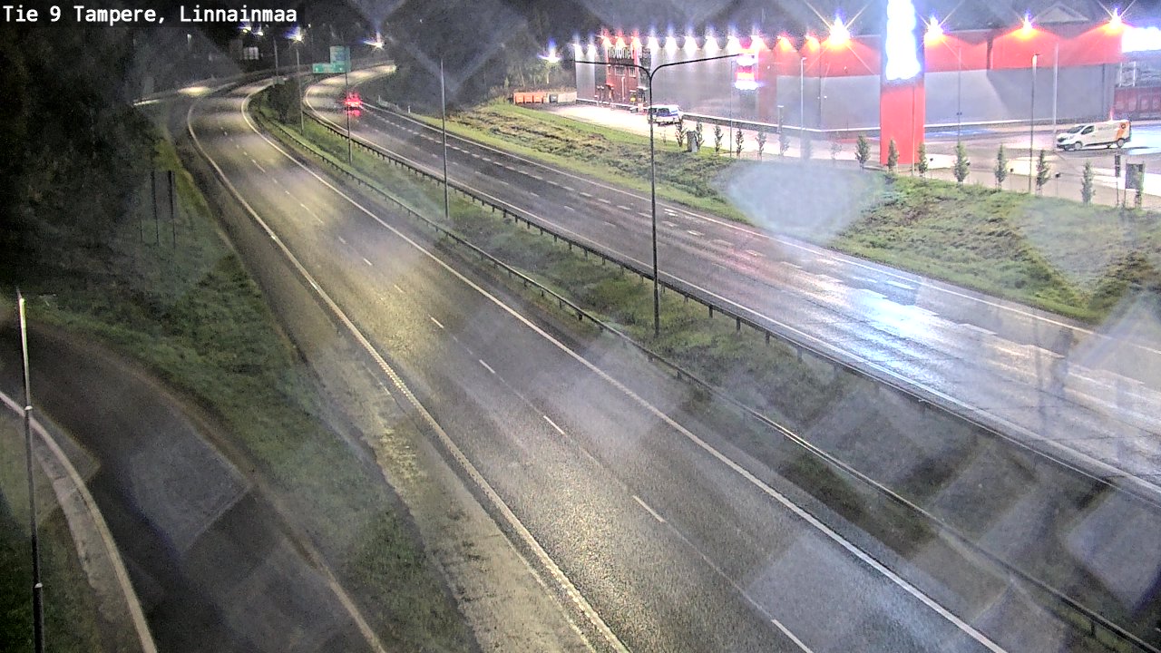 Weather Camera Image Väg 9 Tammerfors, Linnainmaa, Tampere, Pirkanmaa
