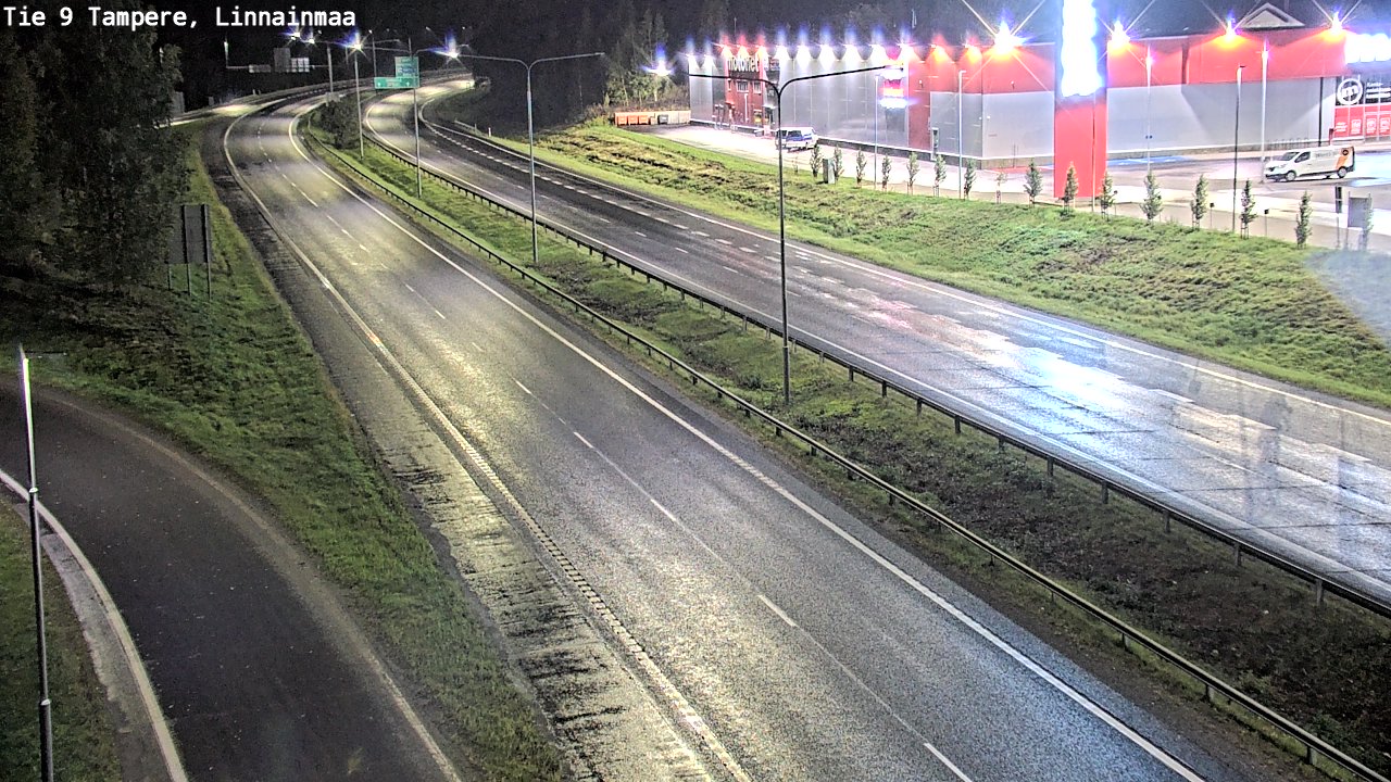 Weather Camera Image Väg 9 Tammerfors, Linnainmaa, Tampere, Pirkanmaa