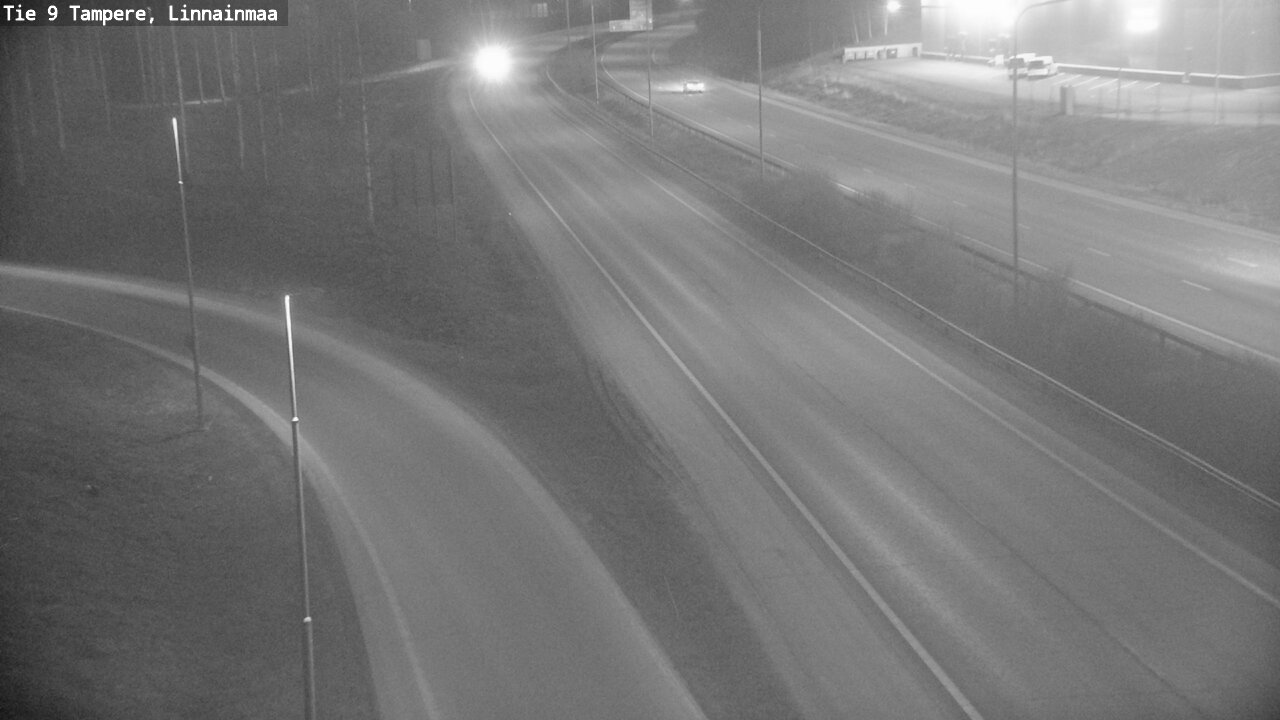 Weather Camera Image Väg 9 Tammerfors, Linnainmaa, Tampere, Pirkanmaa