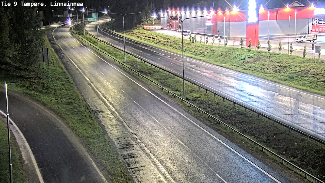 Weather Camera Image Väg 9 Tammerfors, Linnainmaa, Tampere, Pirkanmaa