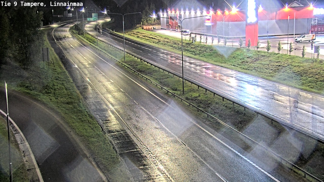 Weather Camera Image Väg 9 Tammerfors, Linnainmaa, Tampere, Pirkanmaa