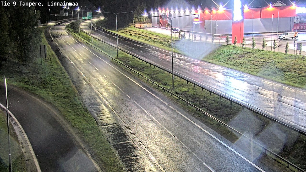 Weather Camera Image Väg 9 Tammerfors, Linnainmaa, Tampere, Pirkanmaa