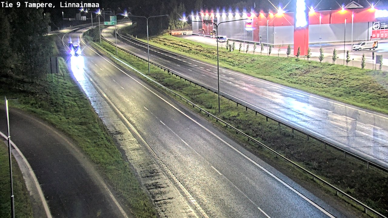 Weather Camera Image Väg 9 Tammerfors, Linnainmaa, Tampere, Pirkanmaa