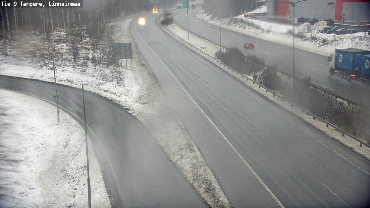 Weather Camera Image Väg 9 Tammerfors, Linnainmaa, Tampere, Pirkanmaa
