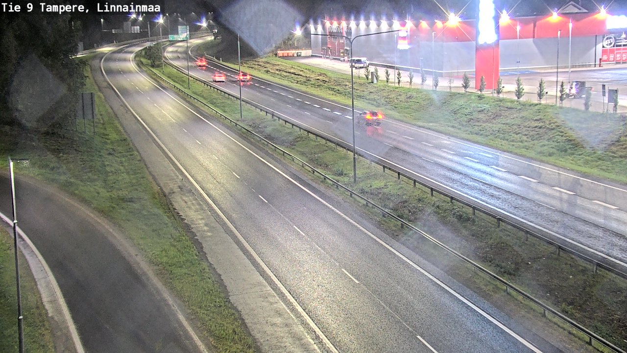 Weather Camera Image Väg 9 Tammerfors, Linnainmaa, Tampere, Pirkanmaa