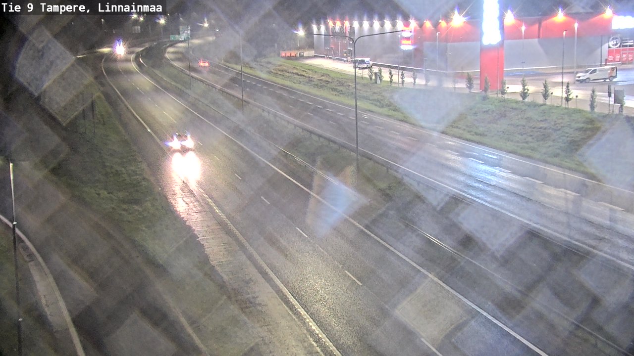 Weather Camera Image Väg 9 Tammerfors, Linnainmaa, Tampere, Pirkanmaa