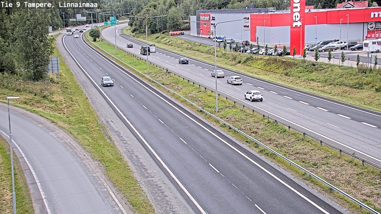 Weather Camera Image Road 9 Tampere, Linnainmaa, Tampere, Pirkanmaa