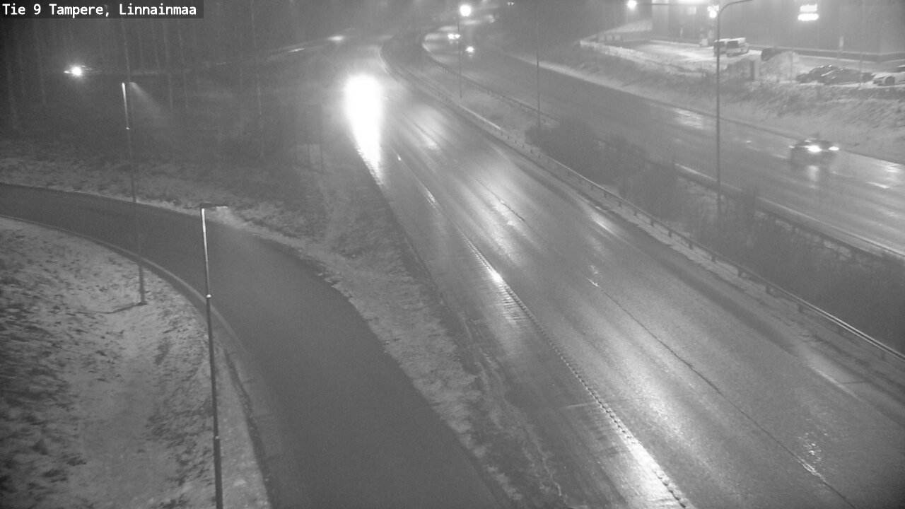 Weather Camera Image Väg 9 Tammerfors, Linnainmaa, Tampere, Pirkanmaa