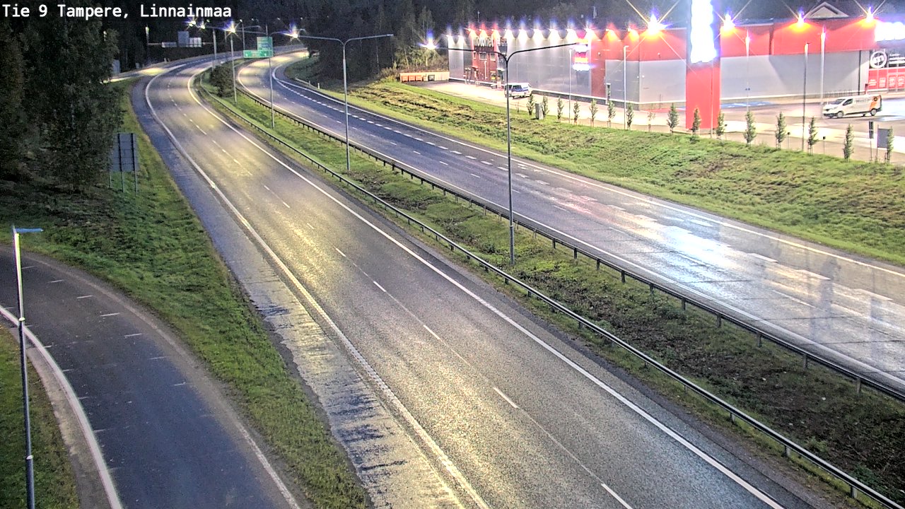 Weather Camera Image Väg 9 Tammerfors, Linnainmaa, Tampere, Pirkanmaa