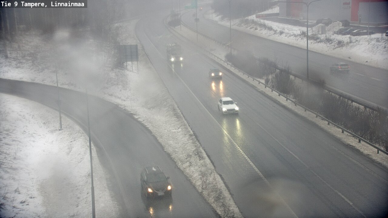 Weather Camera Image Väg 9 Tammerfors, Linnainmaa, Tampere, Pirkanmaa