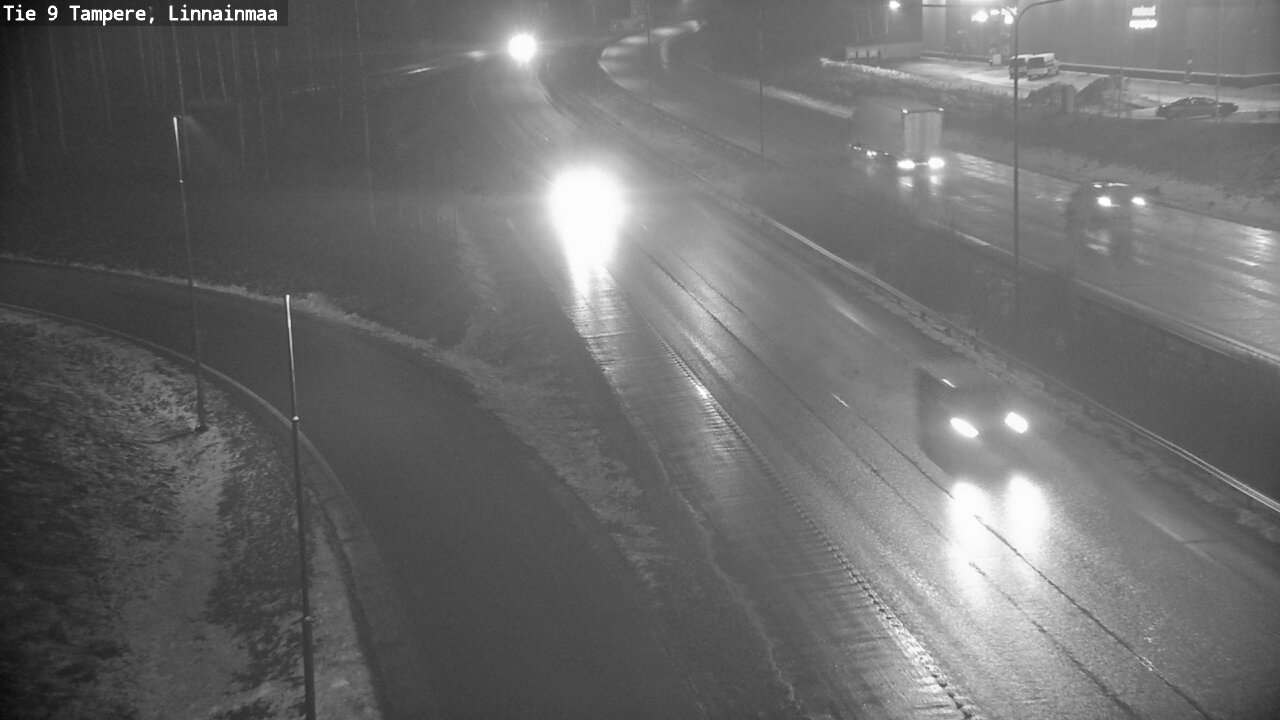 Weather Camera Image Väg 9 Tammerfors, Linnainmaa, Tampere, Pirkanmaa
