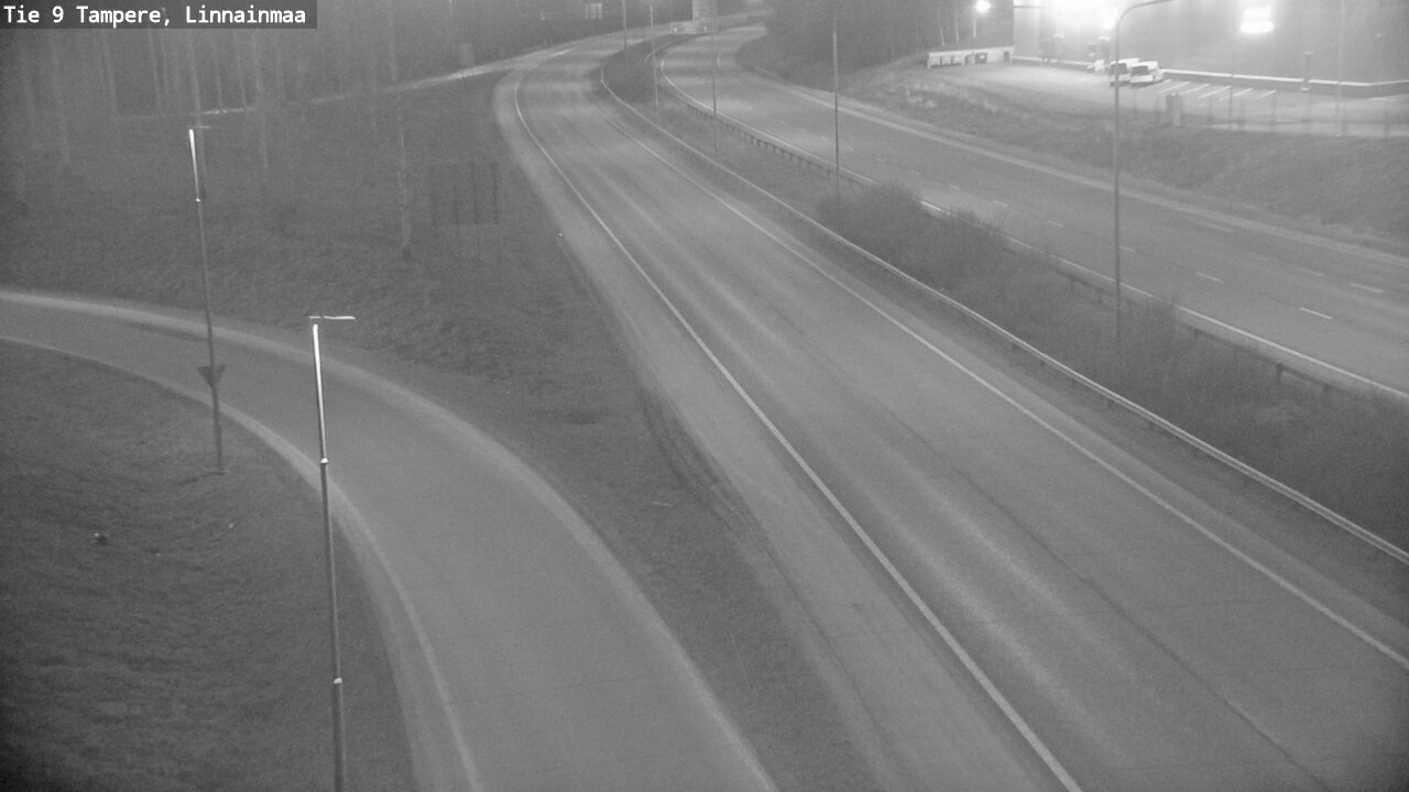 Weather Camera Image Väg 9 Tammerfors, Linnainmaa, Tampere, Pirkanmaa