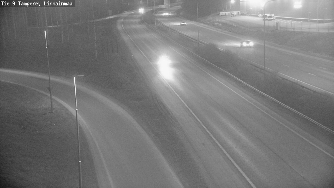 Weather Camera Image Väg 9 Tammerfors, Linnainmaa, Tampere, Pirkanmaa